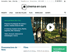 Tablet Screenshot of cinemaencurs.org